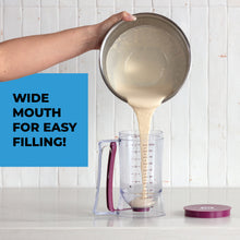 Load image into Gallery viewer, Pancake Batter Dispenser - Also Perfect for Cupcakes, Waffles, Crepes &amp; Cakes - KPKitchen