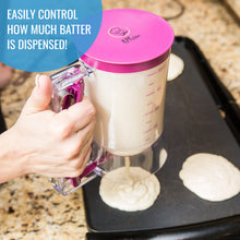 Load image into Gallery viewer, Pancake Batter Dispenser - Also Perfect for Cupcakes, Waffles, Crepes &amp; Cakes - KPKitchen